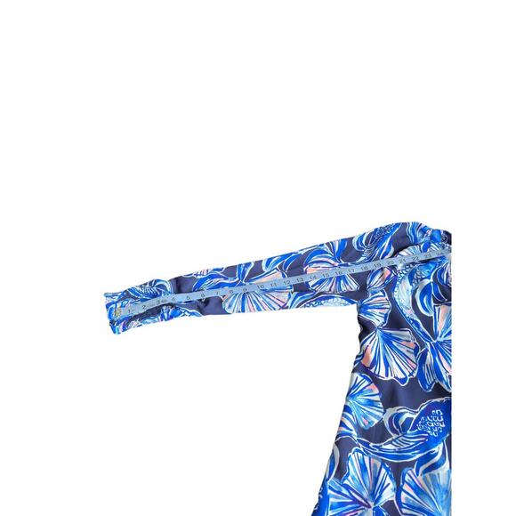 Lilly Pulitzer Twilight Blue Black Resort Scale Up Brynle Mini Dress Size XS - Picture 10 of 12